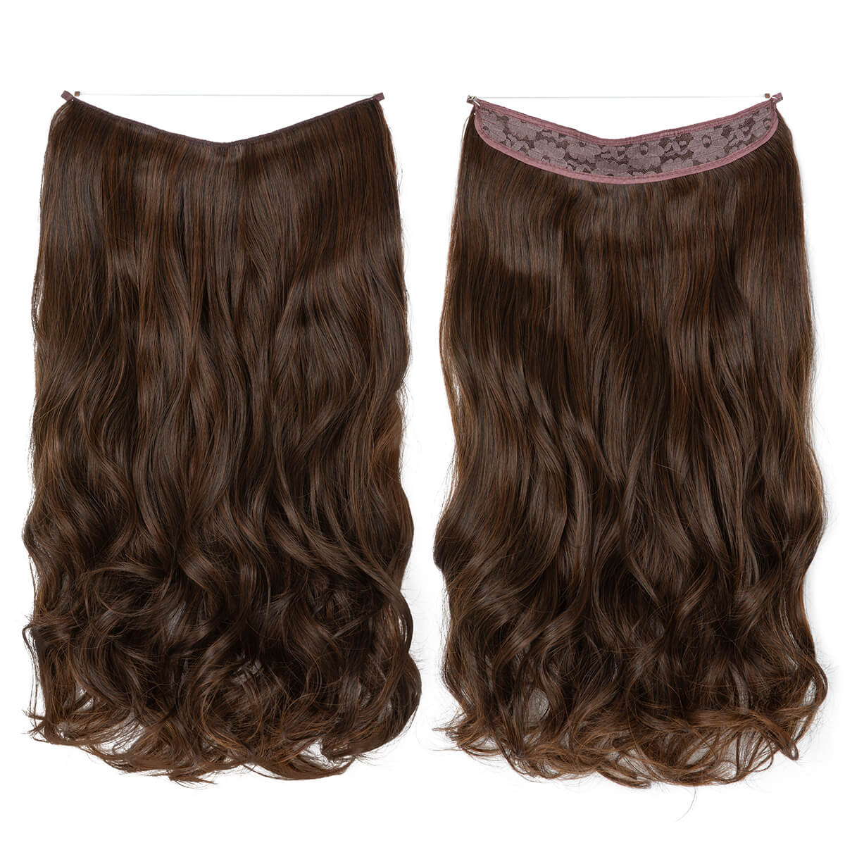 Unsichtbare Haar Extensions - Gewellt - Image 37